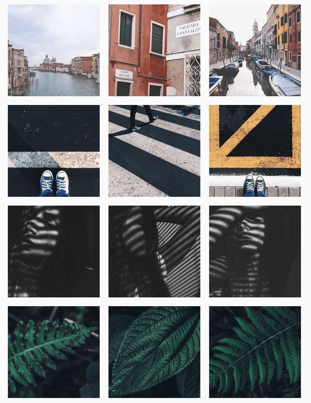 como organizar o feed instagram feed em blocos de 3 fotos